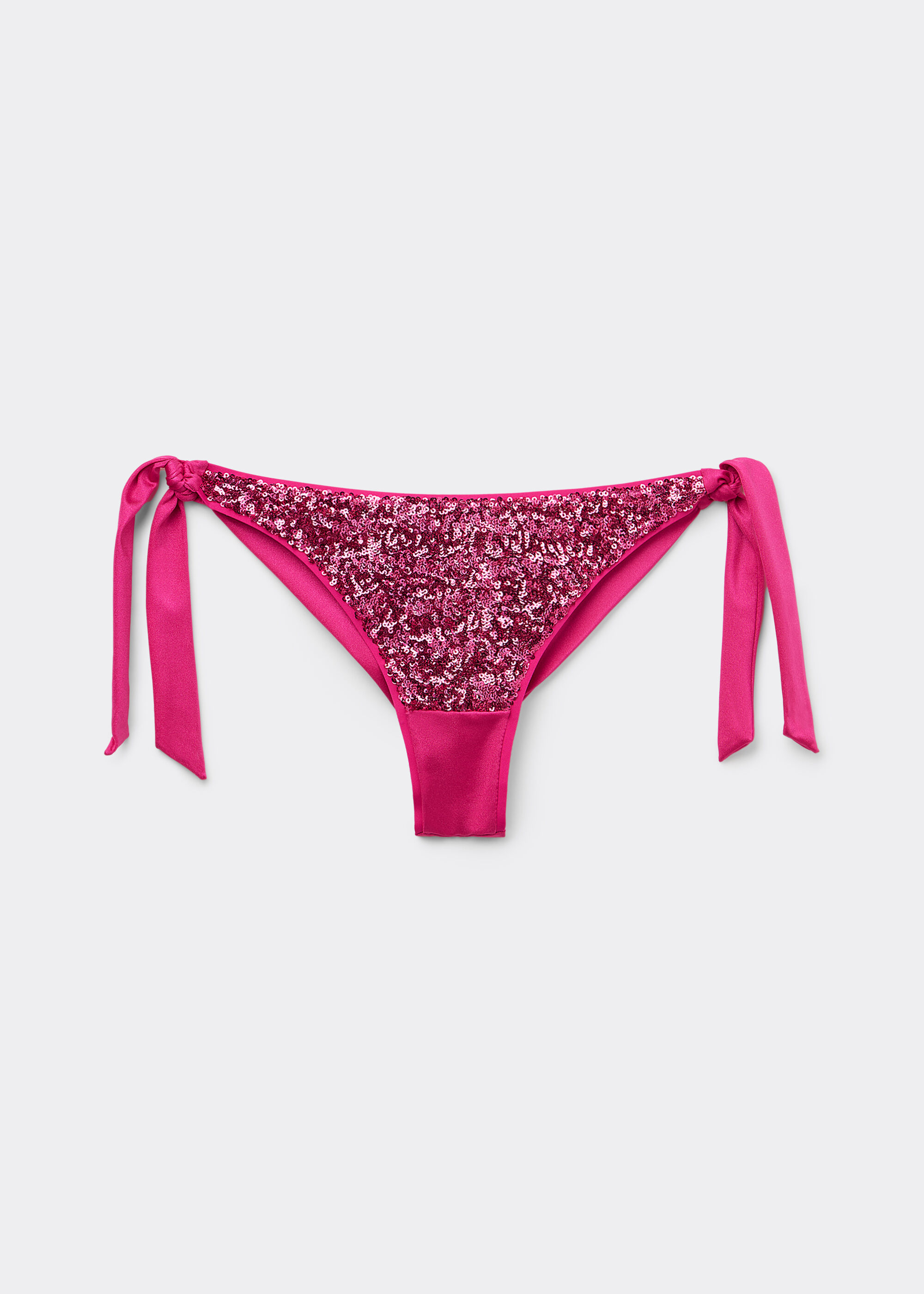 Bow Brazilian Bikini Bottoms Glowing Surface