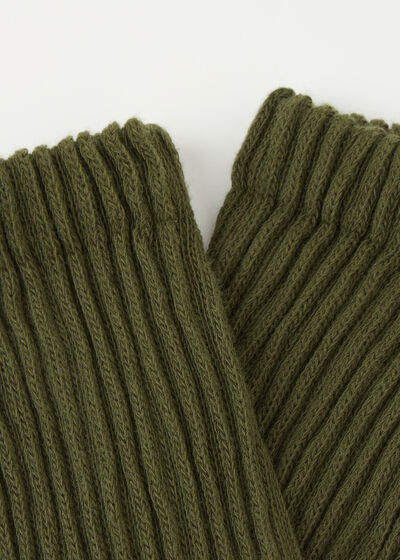 Soft Ribbed Short Socks