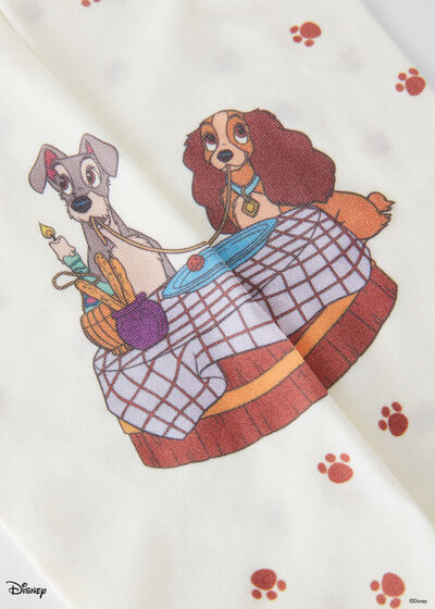Girls’ Disney Lady and the Tramp Microfiber Tights