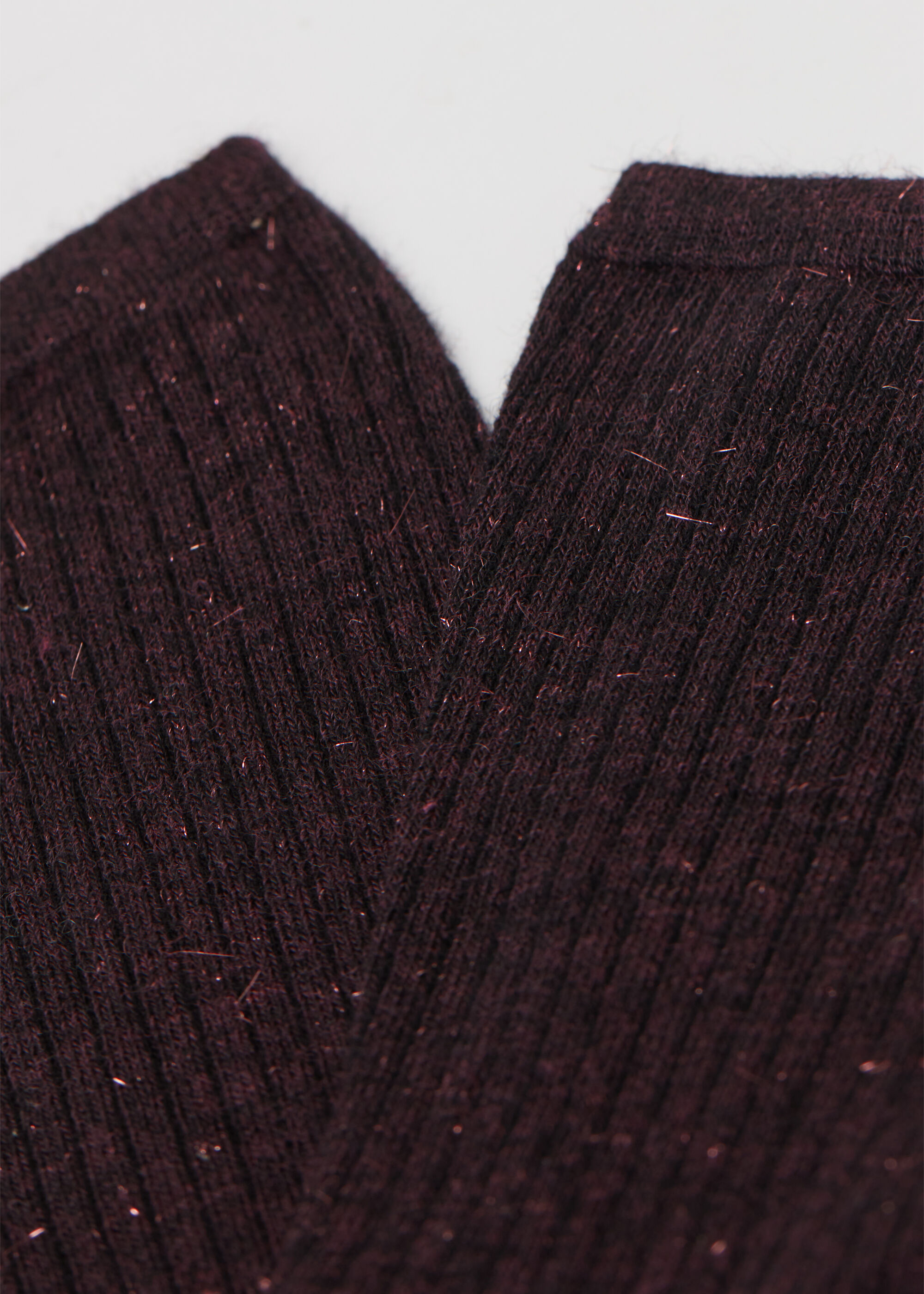 Glitter Cashmere Short Socks