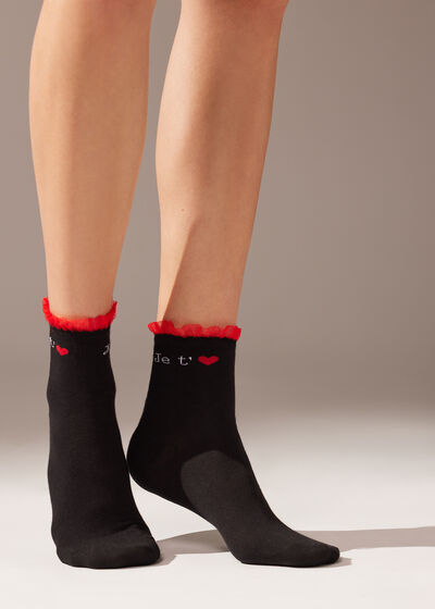 Romantic Style Kısa Çorap