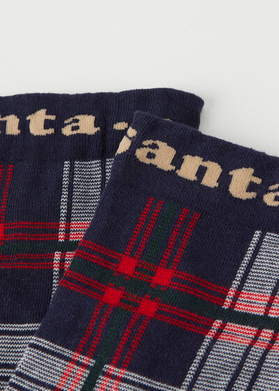 Men’s Christmas Family Patterned Short Socks