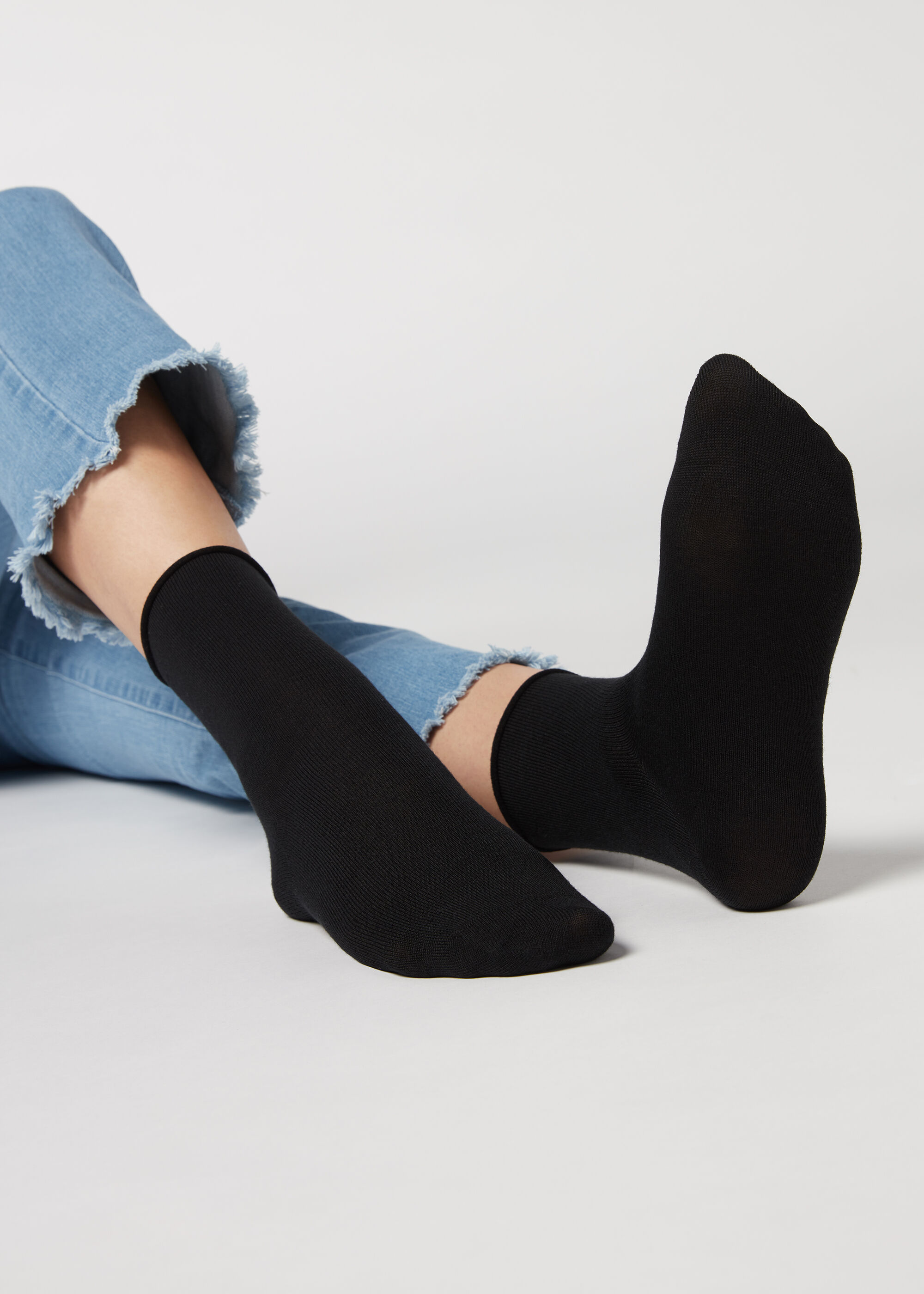 Wool and Cotton Short Socks
