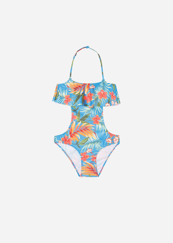 Plavky jednodielne dievčenské Maui
