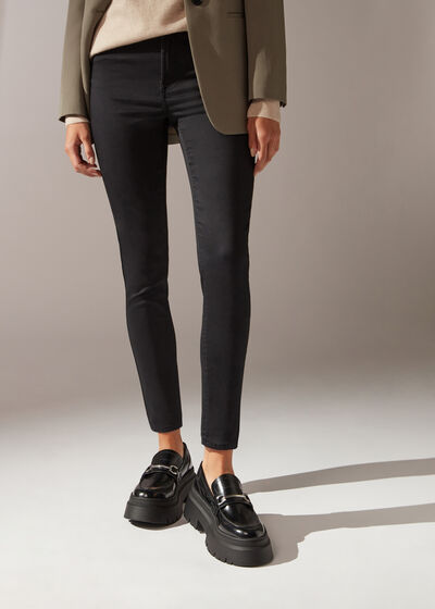 Yüksek Bel Soft Touch Skinny Push Up Jean