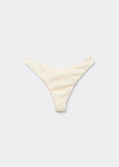 Brazilian Bikini Bottoms Crinkle Waves