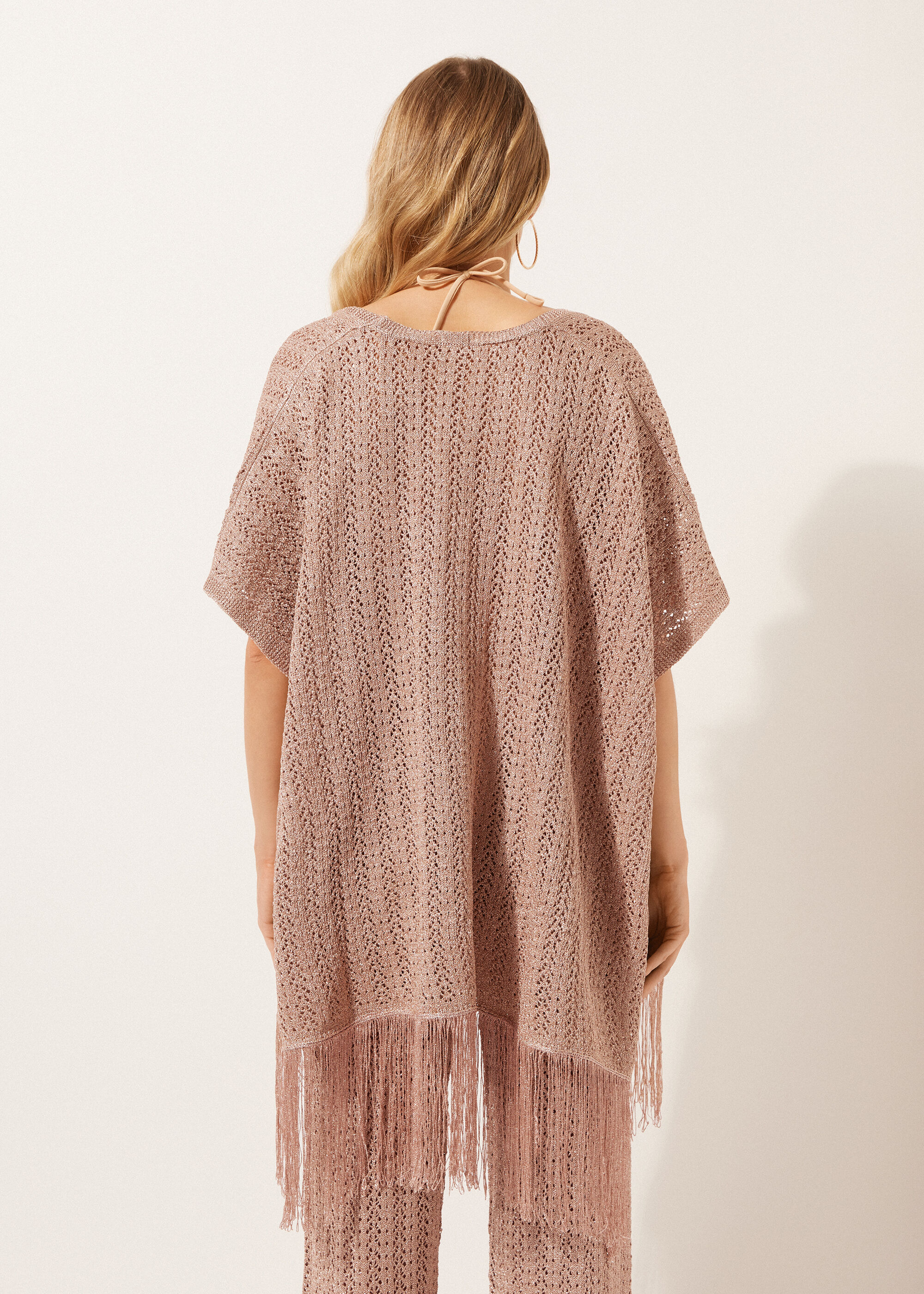 Gilet Crochet Lamè