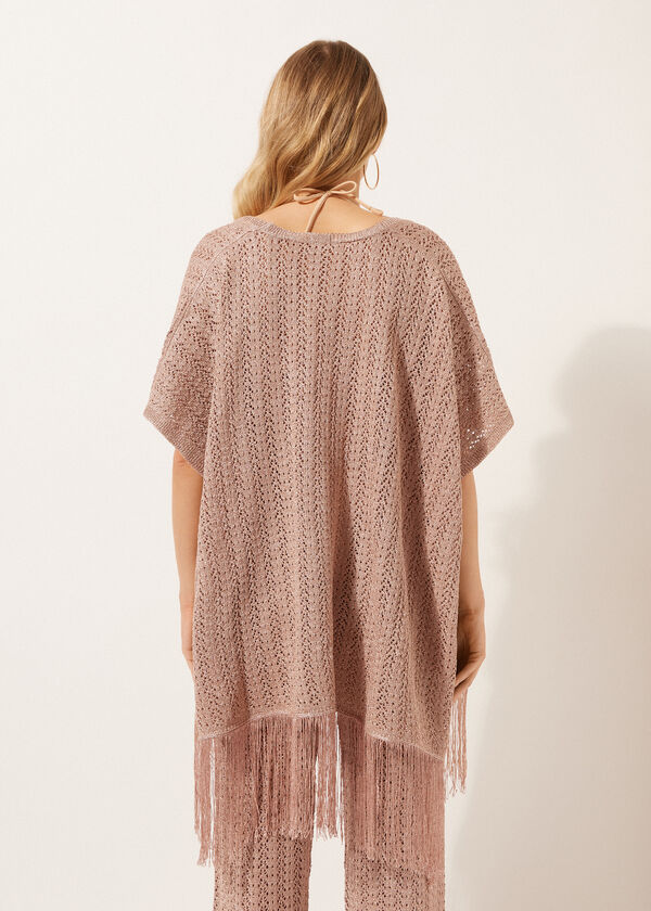 Lamé Crochet Gilet