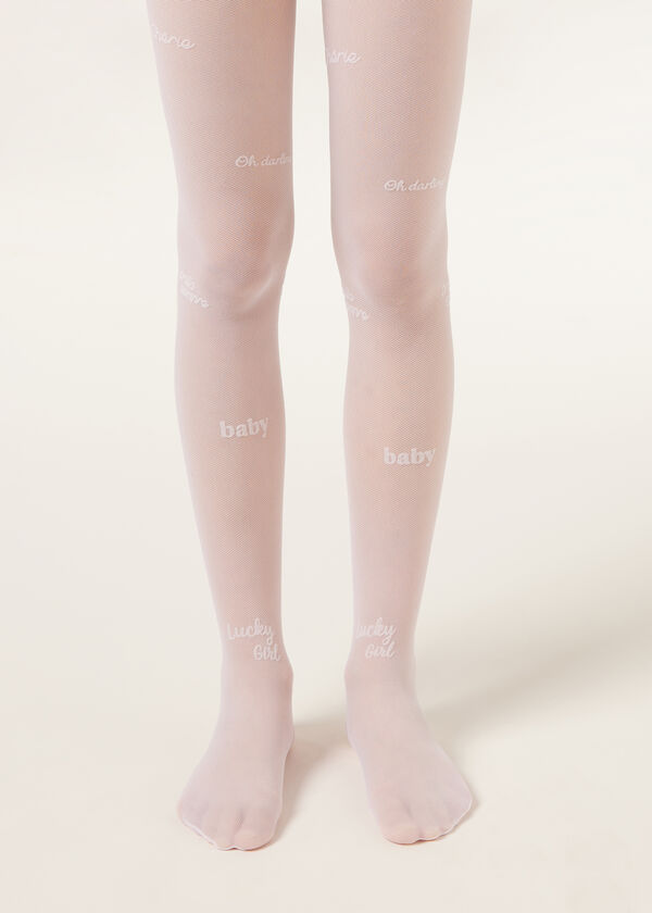 Girls&rsquo; Elegant Sheer Tights