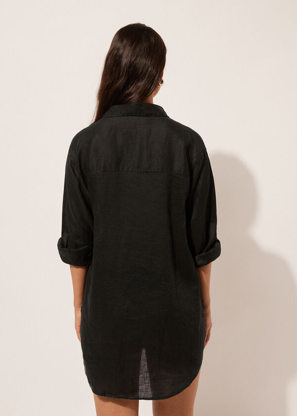 Linen Shirt Dress
