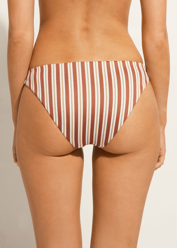 Rodi Stripe Bikini Bottoms