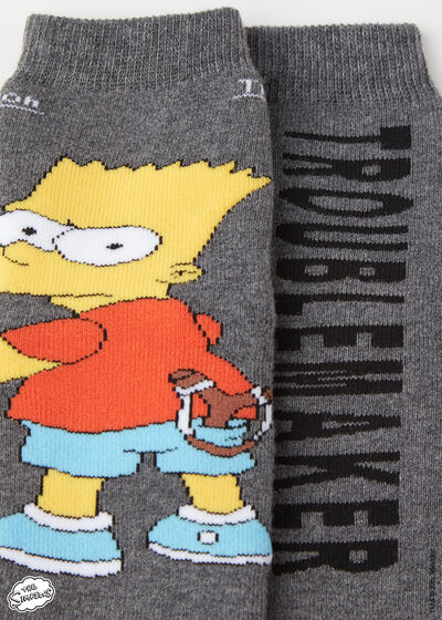The Simpsons Kaymaz Çocuk Çorabı