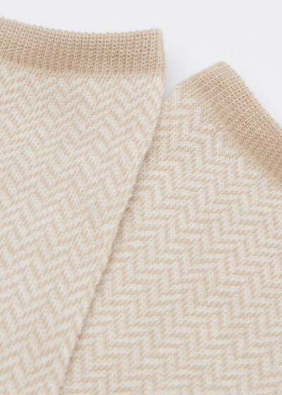 Herringbone Patterned Socks
