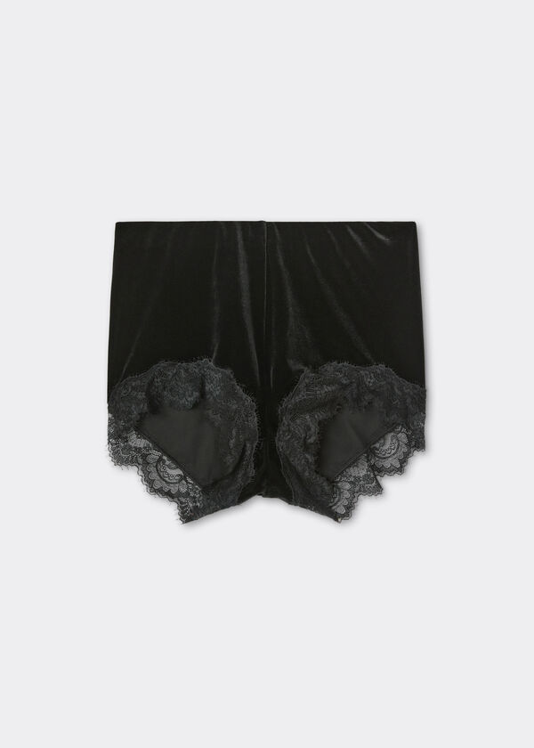 Velvet and Lace Culottes