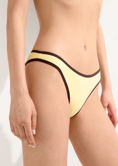 Bikini Bottoms Bicolor Piping