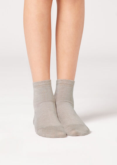 Calcetines Cortos con Cashmere de Niño