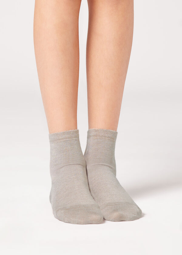 Kids’ Short Socks with Cashmere