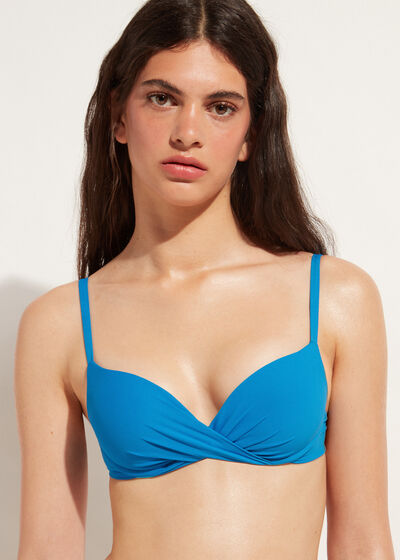 Soft Graduated Super Padded Push-up Swimsuit Top Indonesia