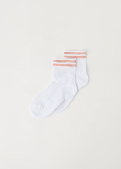 Girls’ Openwork Short Socks