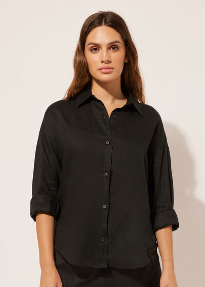 Camicia Corta in Lino