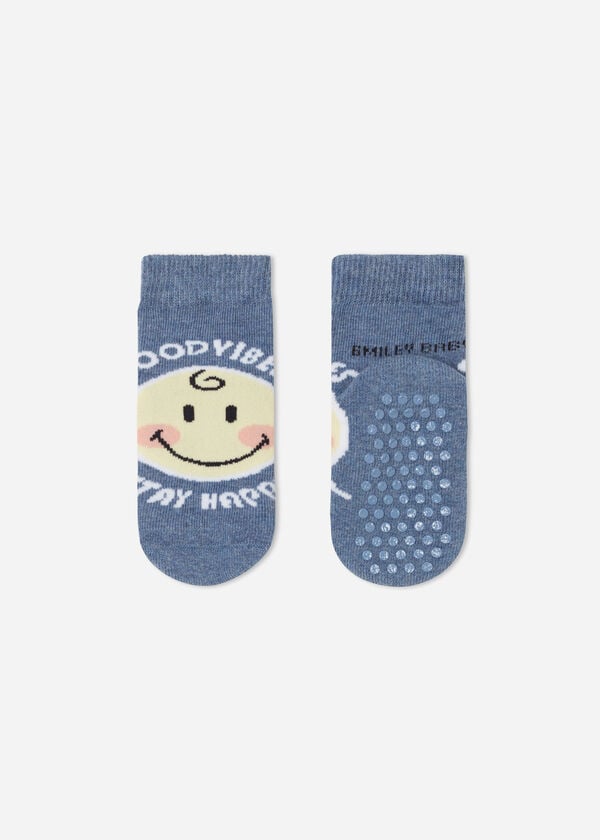 Protiskluzové kojenecké ponožky Smiley Baby®