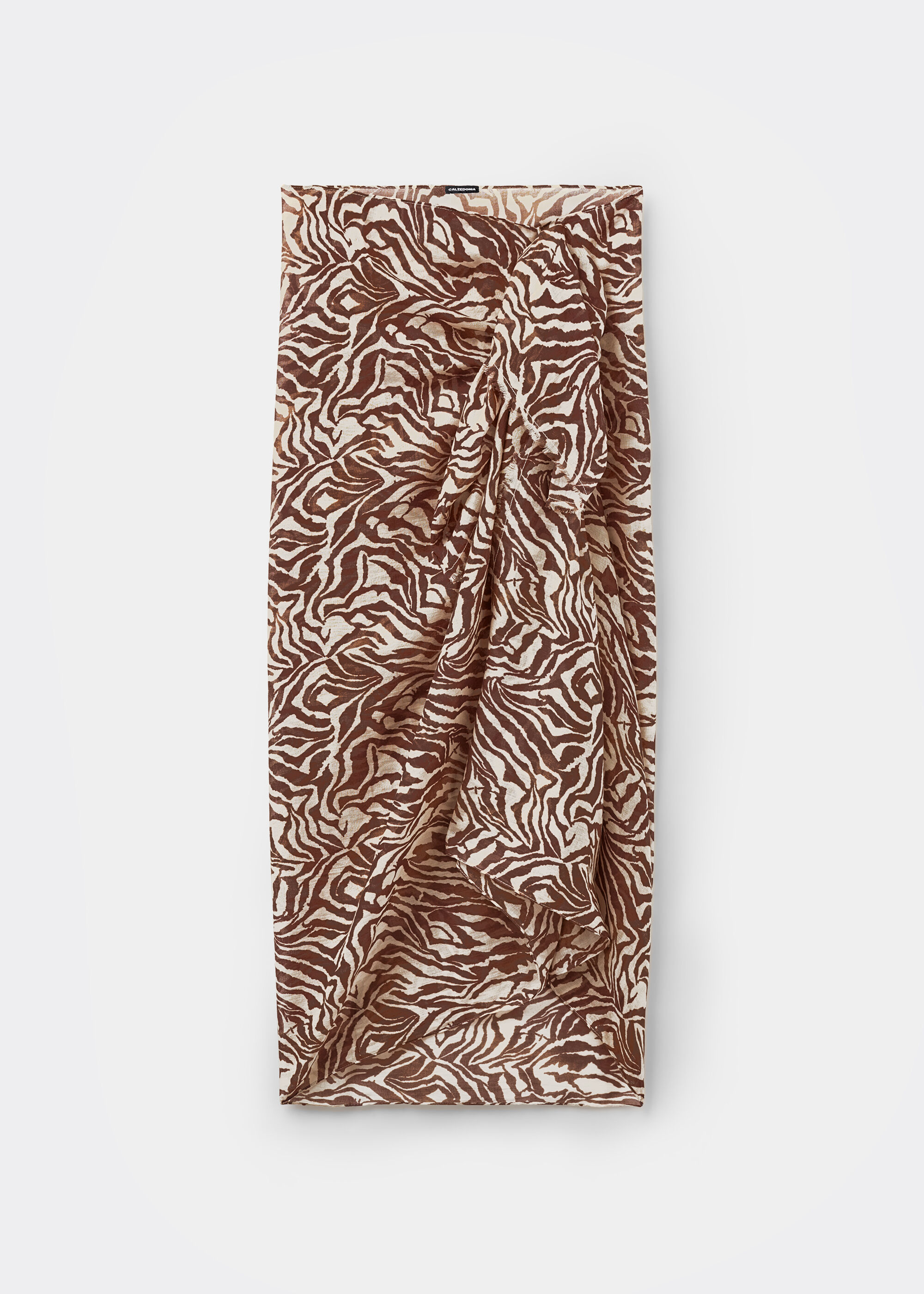 Long Tropical Print Sarong