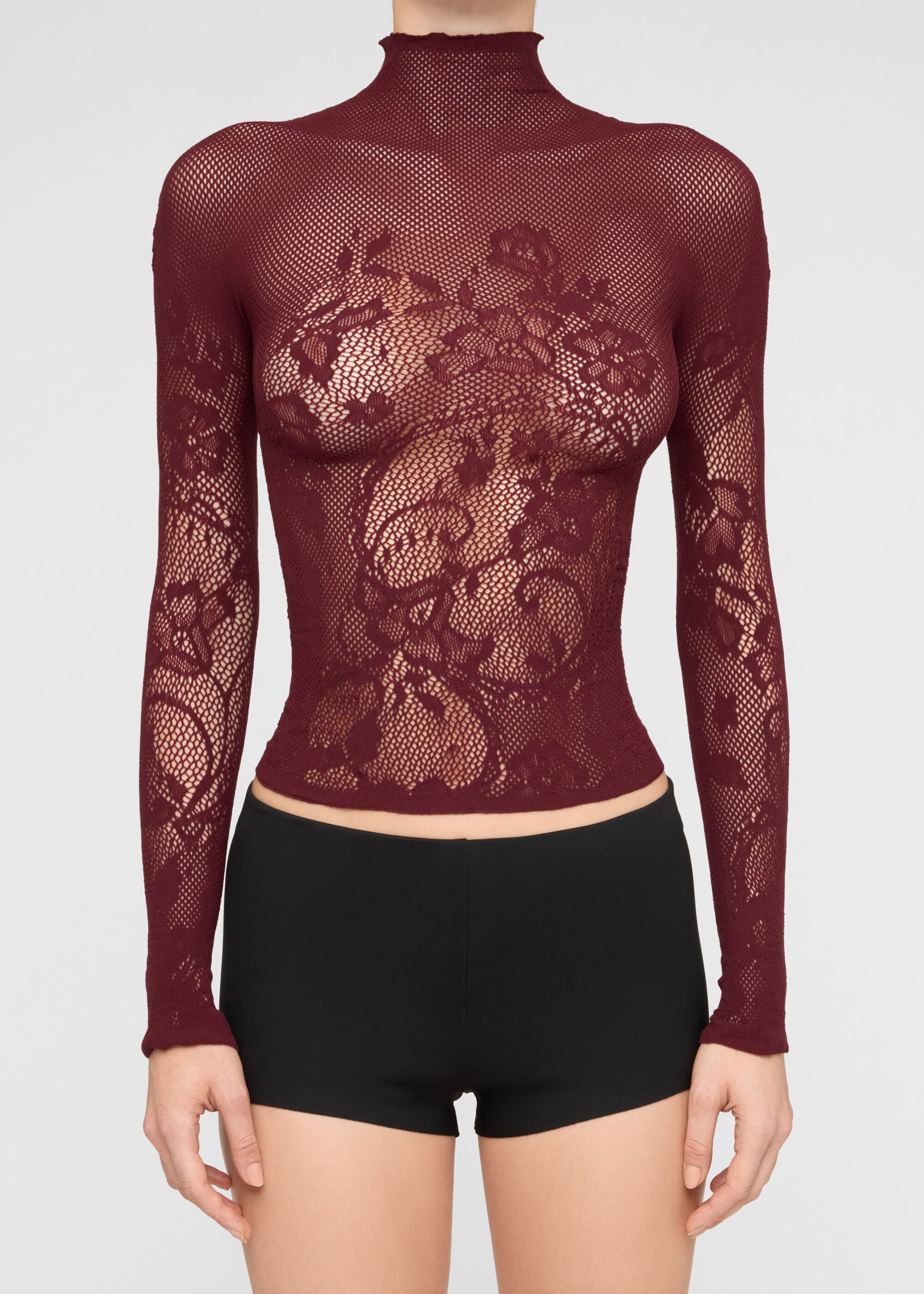 Liberty Floral Fishnet Top