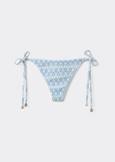 Бразильяно на Завязках Низ Купальника Delicate Geometric