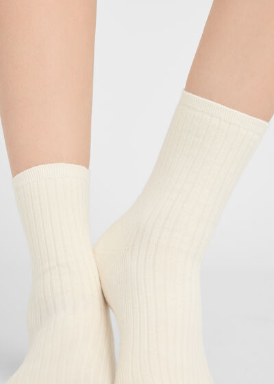 Ribbed Short Socks