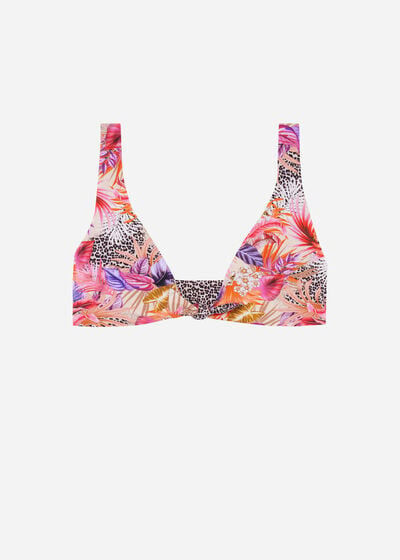Double Face Tank-Style Swimsuit Top Wild Foliage