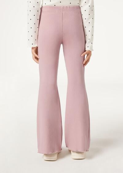 Girls’ Flared Thermal Leggings