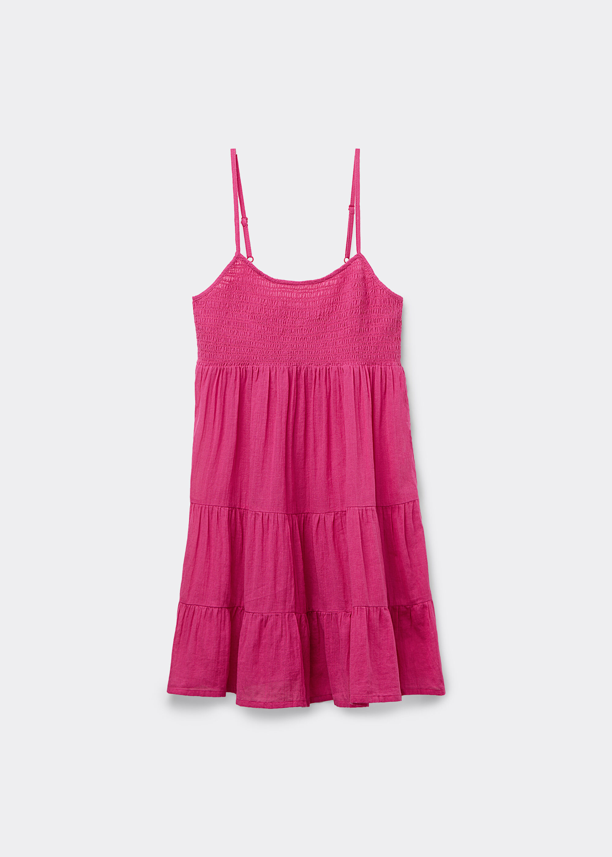 Vestido Corto con Volantes