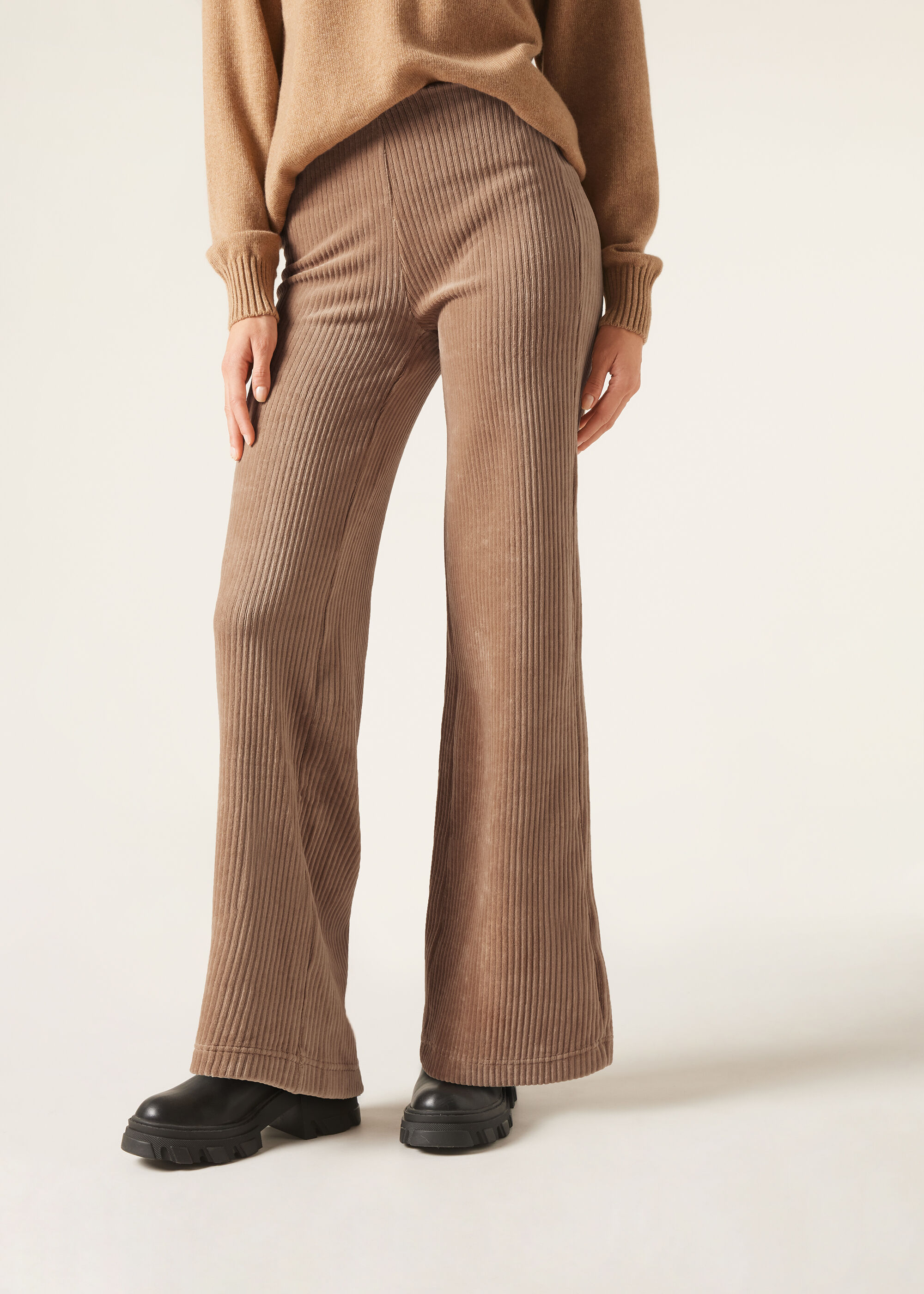 Velvet Palazzo Trousers