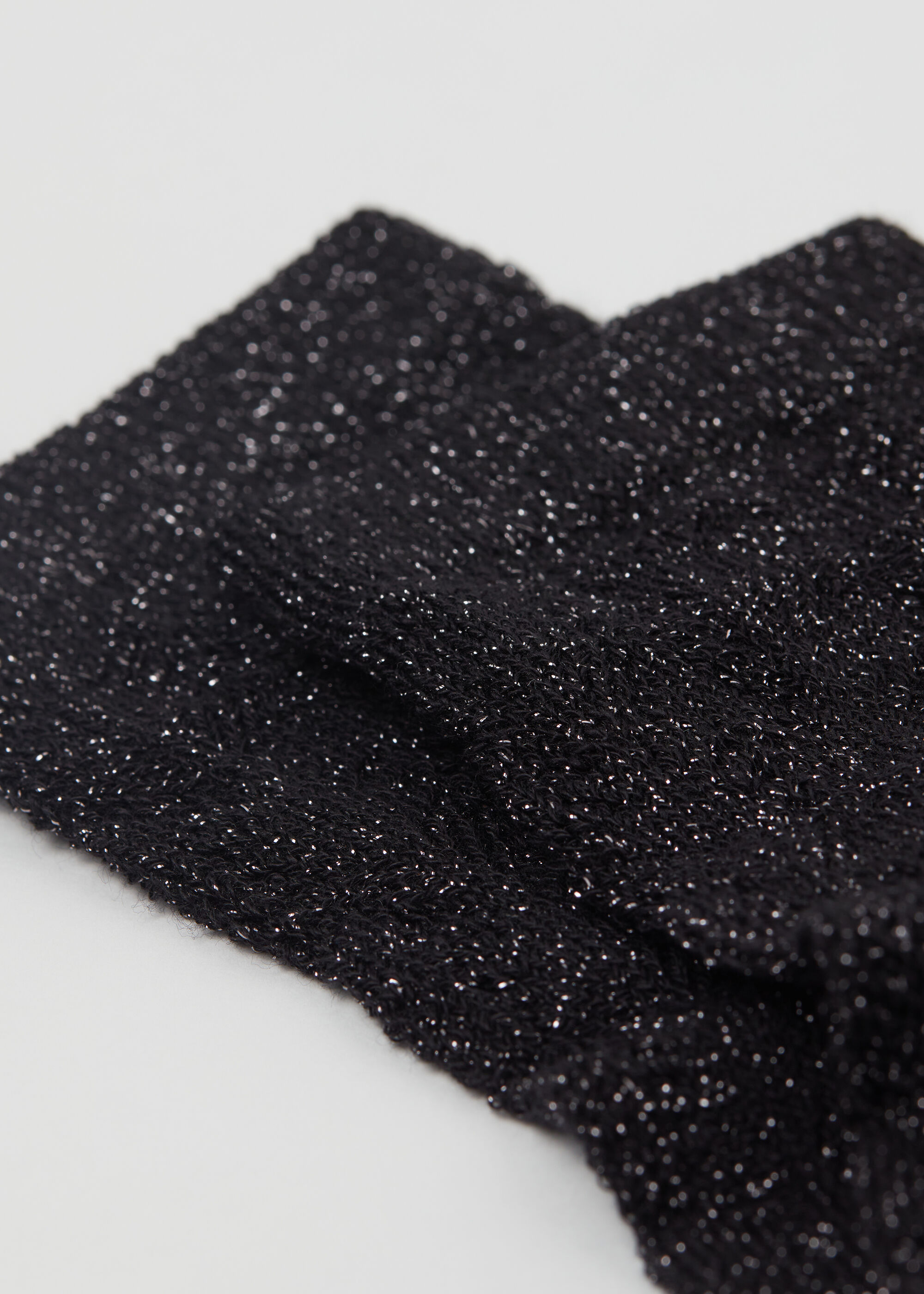Glitter Openwork Socks