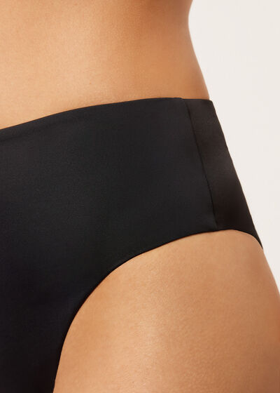 High-Waisted Brazilian Bikini Bottoms Scultura