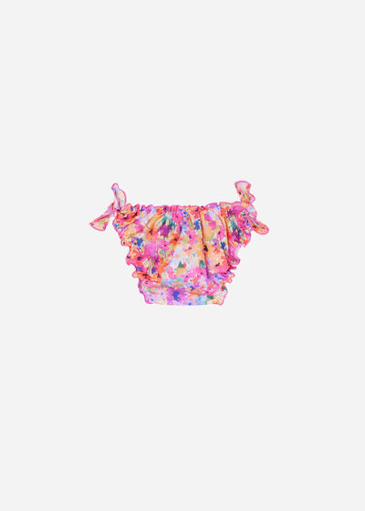 Bikini gaćice za djevojčice Blurred Flower