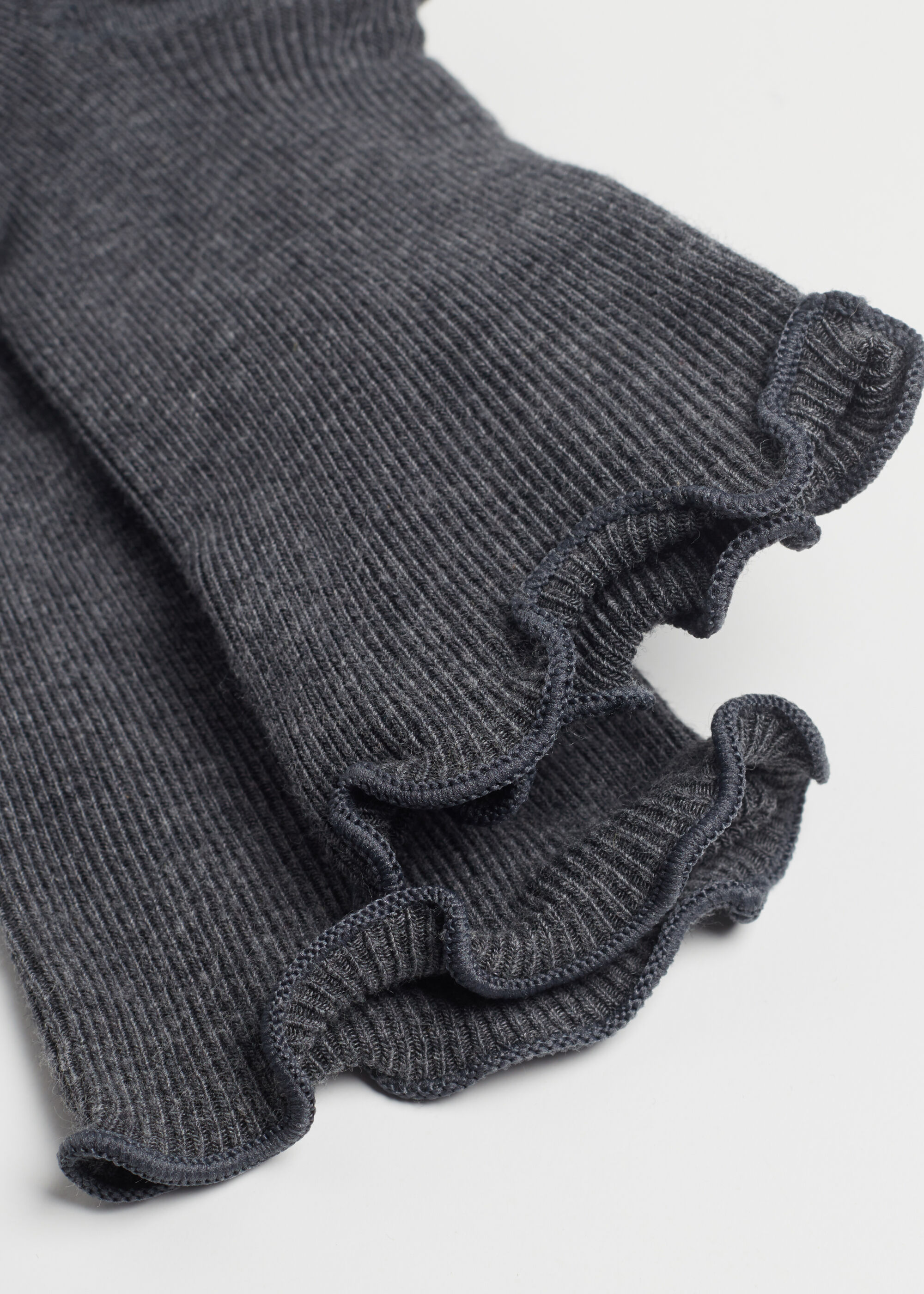 Chaussettes Courtes en Coton Côtelées