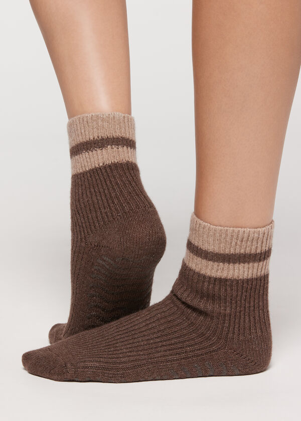 ratio scout Committee Unisex Non-Slip Cashmere and Wool Socks - Calzedonia