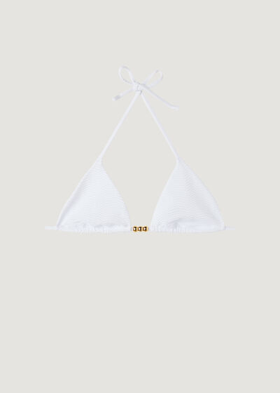 Triangle String Swimsuit Top Casablanca