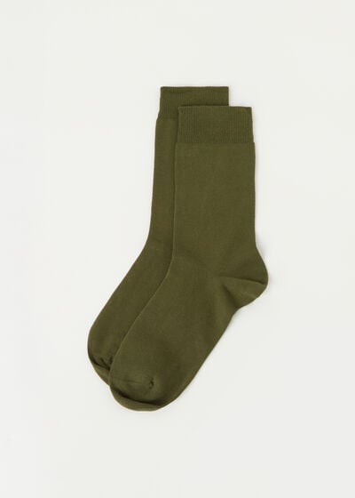 Kurze Socken aus Winterbaumwolle für Herren