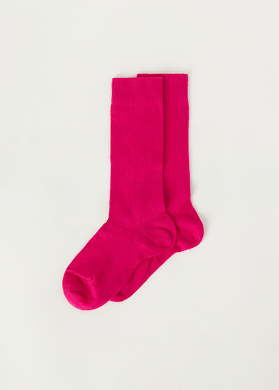 Kids’ Breathable Cotton Long Socks