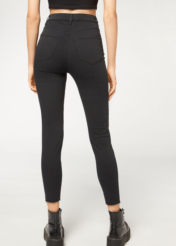 Jean skinny taille haute