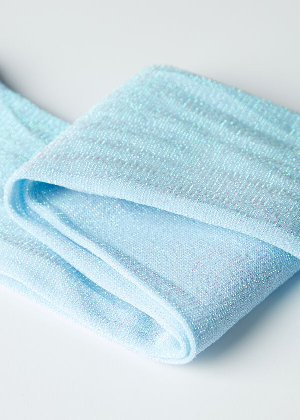 Blickdichte Strumpfhose 70 Denier mit Glitzer für Mädchen
