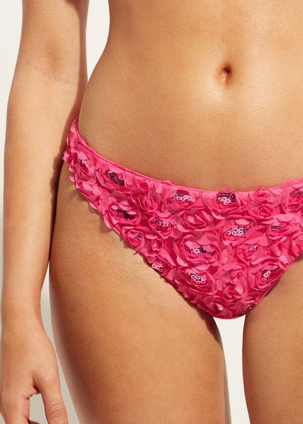 Floral Brazilian Bikini Bottoms Parigi