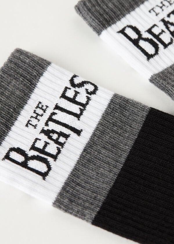 Krátké pánské ponožky s nápisy The Beatles