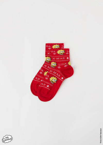 Kids’ The Simpson Christmas Short Socks