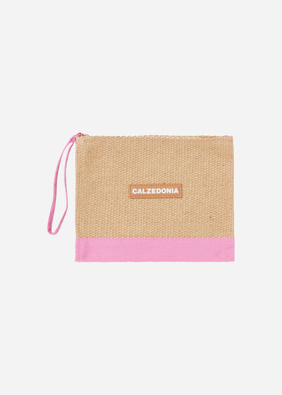 Calzedoniaロゴ＆ファスナー ポシェット