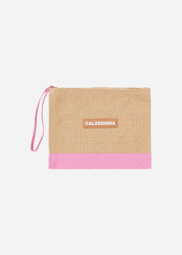 Pochette avec logo Calzedonia et fermeture à glissière