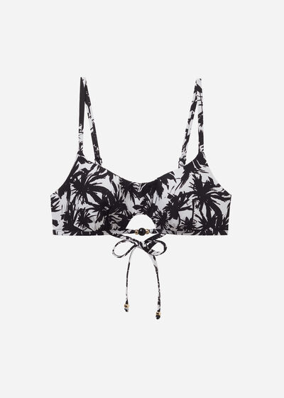 Bustier-Bikinioberteil Palms