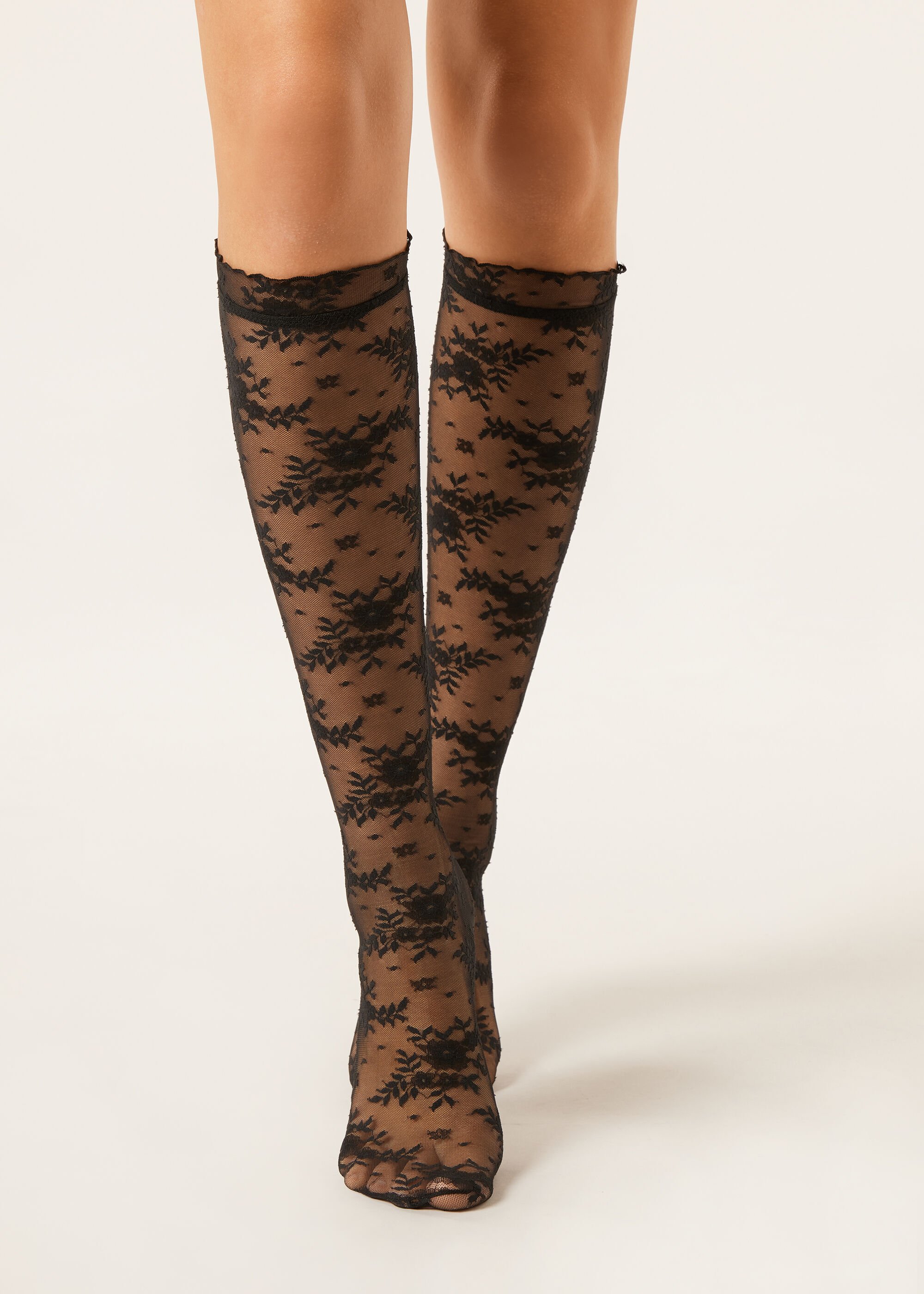 Lace Knee-Highs